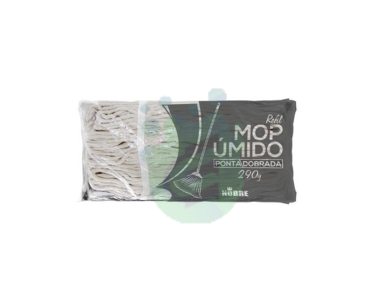 Refil para Mop Úmido 340g Ponta Dobrada Nobre